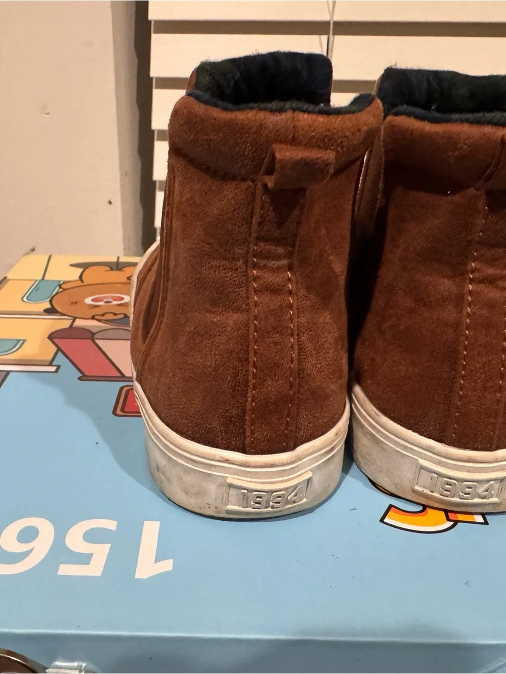 Old Navy Brown Suede Chelsea-Style Kids Boots